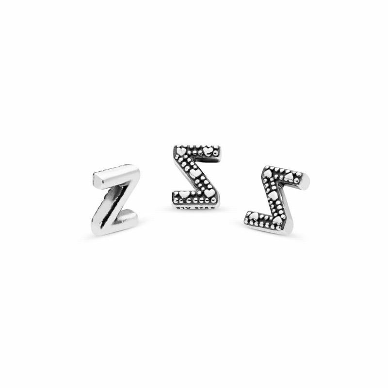 Pandora Letter Z Petite Locket Charm Clearance NZ, Sterling Silver (982673-FVT)